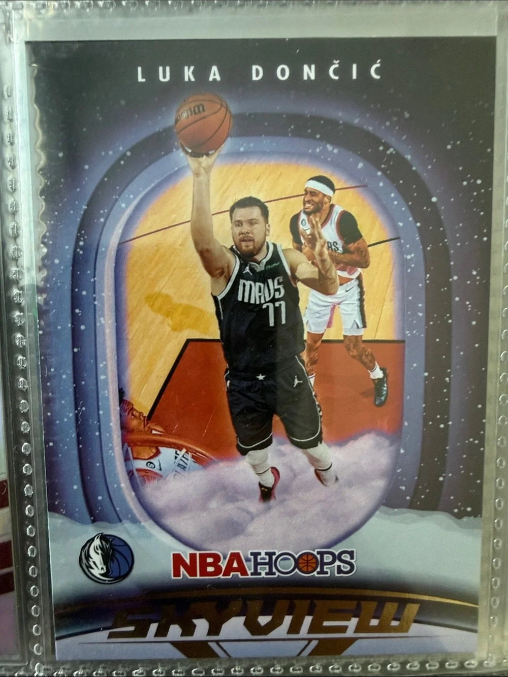 Luka Dončić Skyview Trading Card - Black